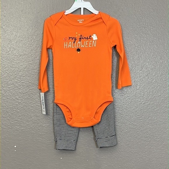 Carters My First Halloween 2 Piece Set. Size 18 month. NWT - Picture 2 of 10